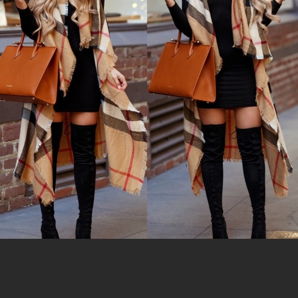 ‼️LAST ONE‼️ NEW LONG PLAID VEST- One Size - Picture 3 of 6